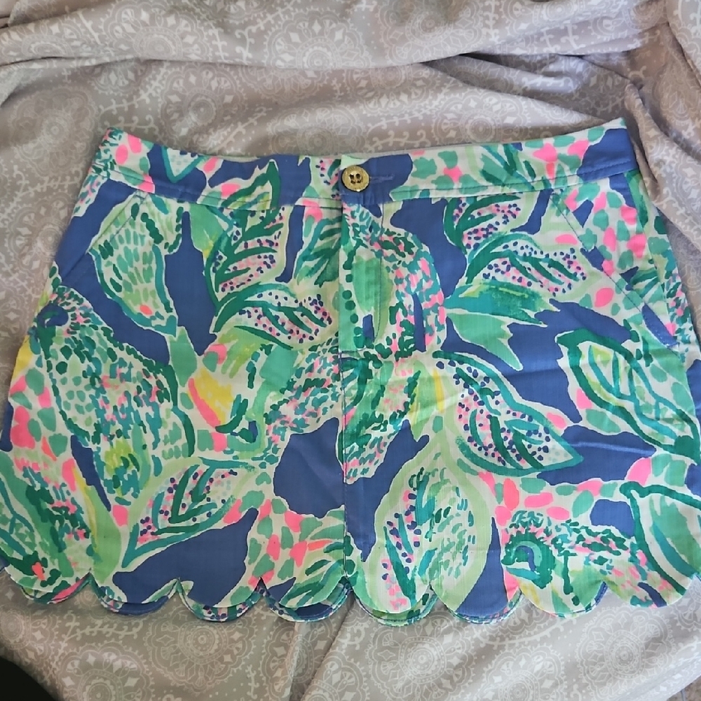 Lilly Pulitzer Scallop Hem Skirt